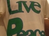 Inpeloto\'s unisex Live Peace Peace Lives tshirt